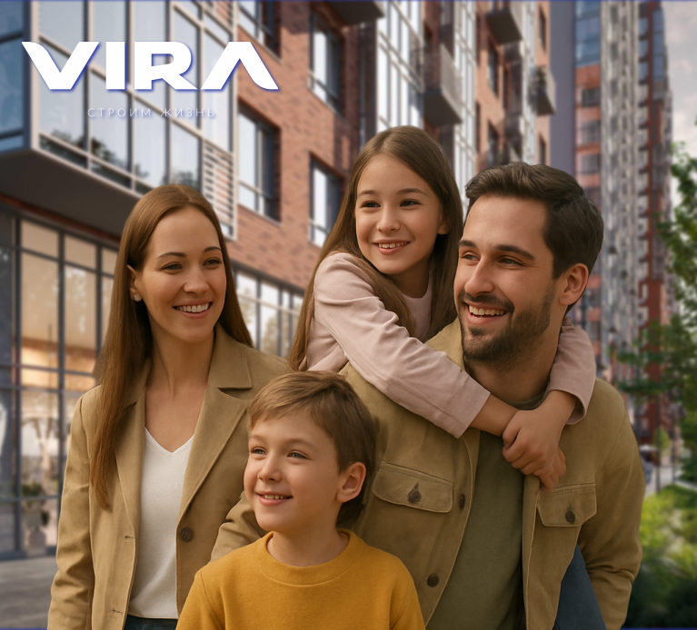 Специальное предложение для семей с детьми: забронируйте квартиру в VIRA без риска и переплат!