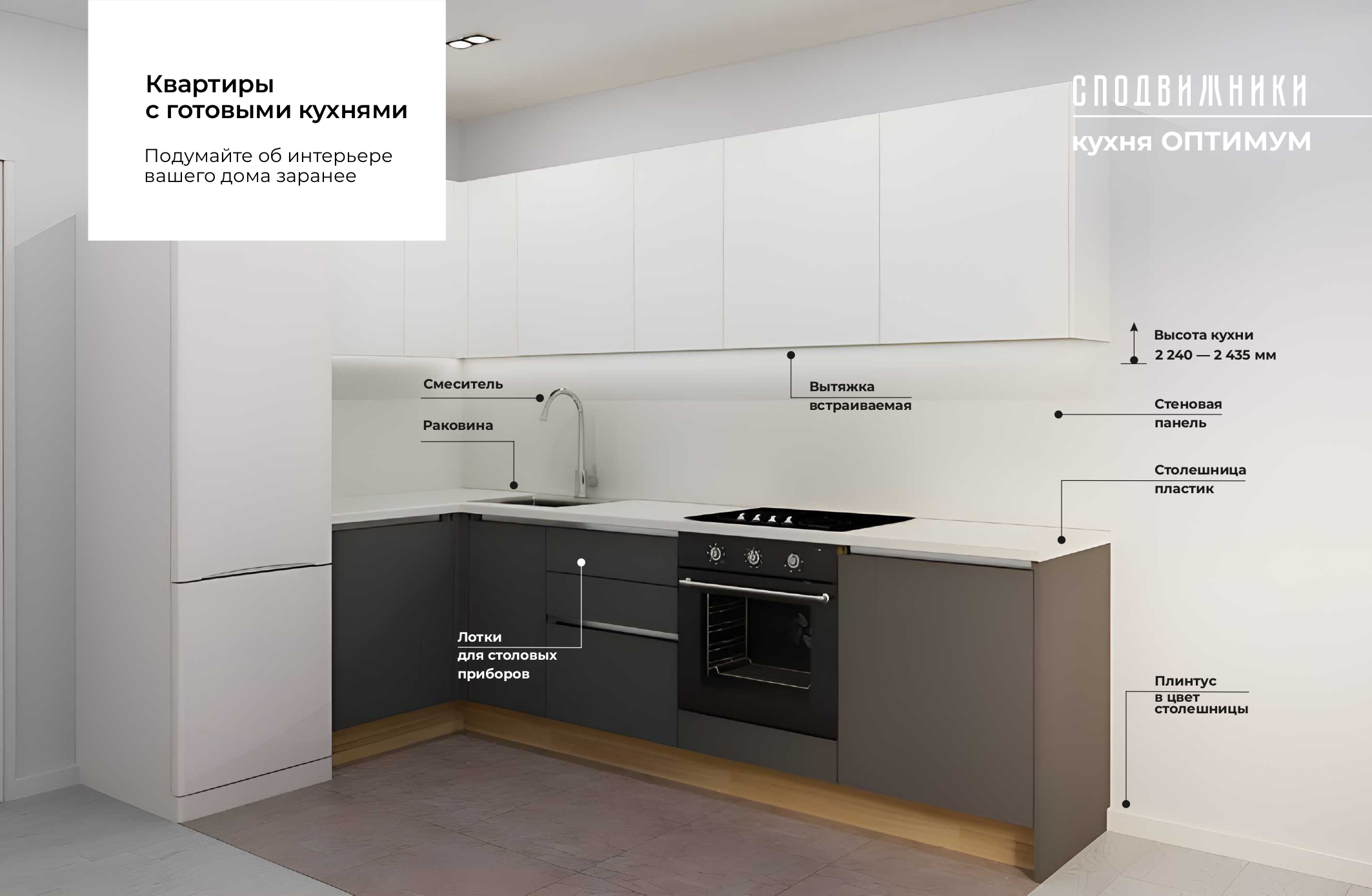 Почему квартира с готовой кухней - это лучшее решение?