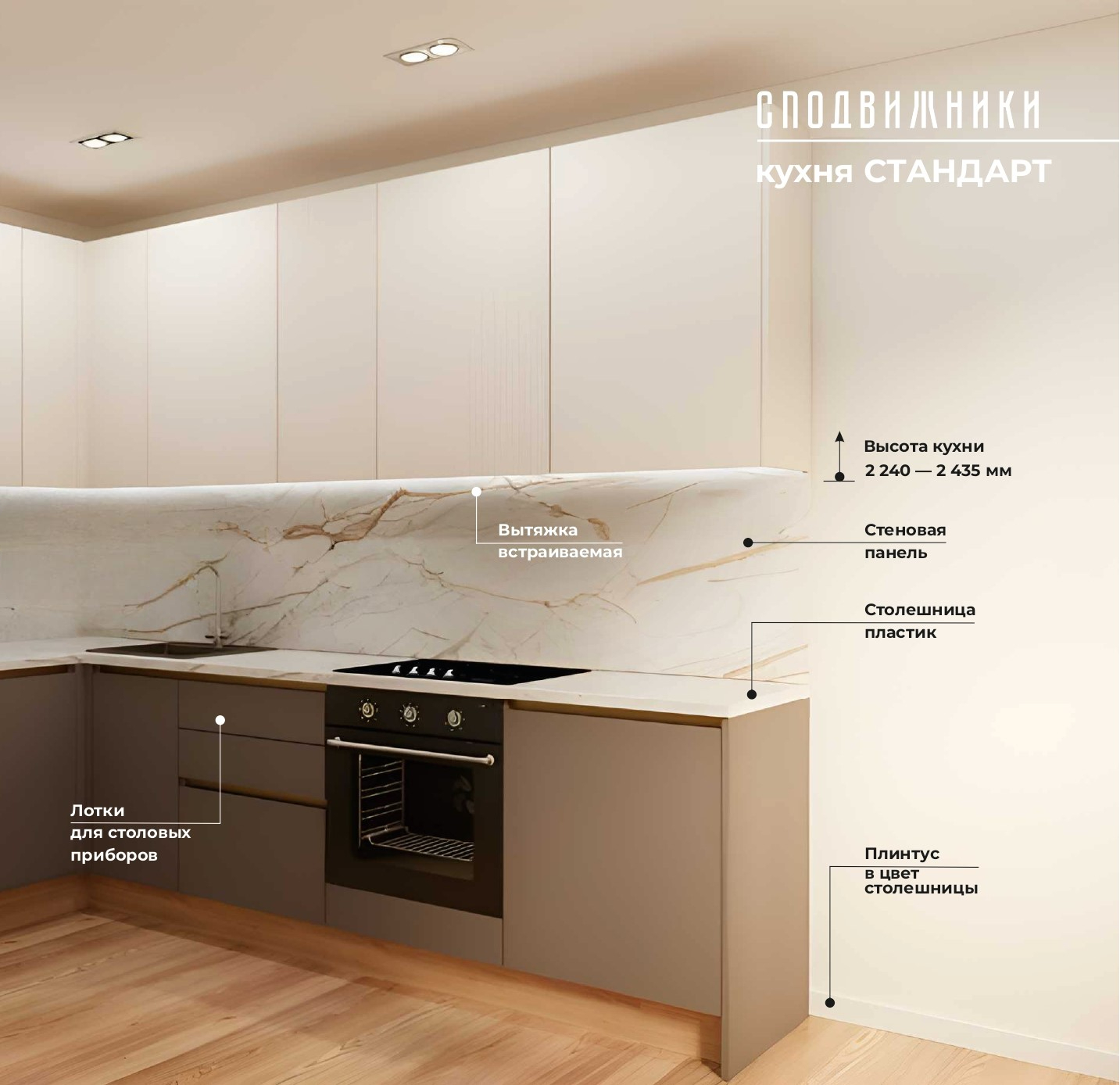 Квартиры с готовыми кухнями